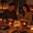 thumbnail image 4 of Twinkling Illuminated Vine Pumpkin - Warm Lighted Natural Woven Vine Pumpkin Tabletop Decor – Rustic Farmhouse Autumn Harvest Mantel & Shelf Seasonal Ornament, 4 of 6
