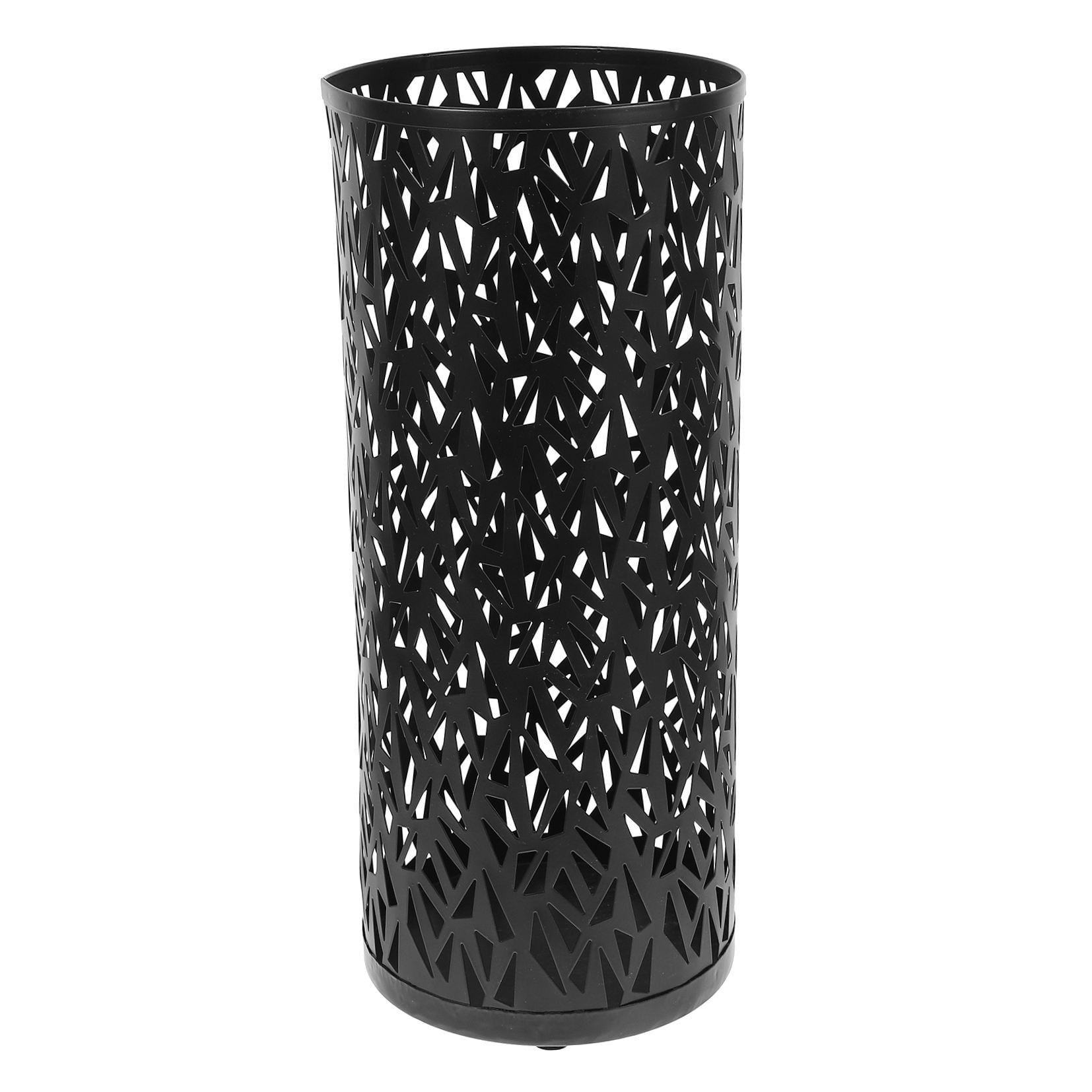 LABSERRON 1Pack Iron Umbrella Holder Stand Rustic Metal Hollow Round Shape For Indoor Use