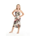 thumbnail image 3 of Girl Hawaiian Halter Dress in Neon Sunset Size 2, 3 of 5