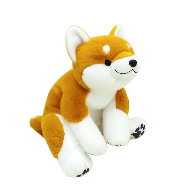 Muñeca de peluche de peluche Shiba Inu con dibujos animados de peluche, 45 cm