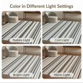 thumbnail image 7 of ODIKA Striped Contemporary With Alternating Wide Bands And Accent Lines for Home Office, Gaming Room, Under Desk, Non-Slip Chair-Friendly, 7 of 7