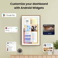 thumbnail image 3 of ApoloSign 21.5 inch Digital Calendar, Dual-Mode Smart Wall Planner & Interactive Display Electronic Touchscreen Chore Chart for Family Schedules, Sync Calendars, No Subscription (Teak), 3 of 17