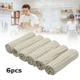 thumbnail image 2 of POINTERTECK Microfiber Cleaning Rag Pack of 6 Super Absorbent Scouring Pad with Lanyard Streak Free 30*30 cm Solid Color, 2 of 6
