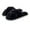 Black, variant on Slippers for Women,Fuzzy Slippers Band Memory Foam Slippers Open Toe,Womens Slippers,White,6.5
