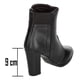 thumbnail image 3 of Botines Beira Rio Mujer Negro Casual Tacón 9cm negro 24.5 MX, 3 of 10