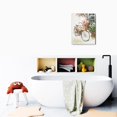 thumbnail image 6 of Unique 12x16 inch Canvas Painting Rustic Bike & Flower Pictures, Coastal Beach Wall Art for Refreshing Bathroom, Bedroom, Living Room Decor, 6 of 7