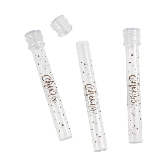 Cheers Test Tube Shot Glasses - Party Supplies - 12 Pieces