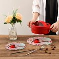 thumbnail image 2 of GZHJMY 2 Pcs Flower Tree Branch Cardinal Round Woven Pot Holders Trivets Set, Cotton Coasters Placemats for Cooking Baking Hot Dish Pan Pot Bowl Teapot(7&9 Inches Diameter), 2 of 5