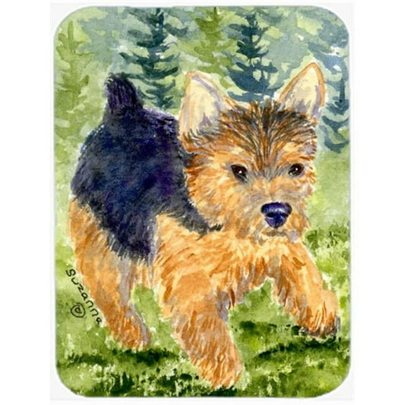 Caroline's Treasures Norwich Terrier Glass Cutting Board Large