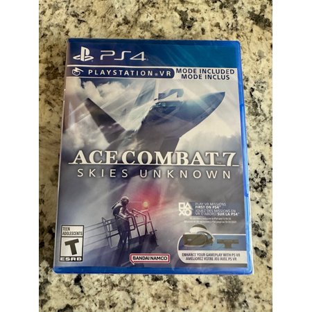 Ace combat 7 Skies Unknown PS4 Brand New Factory Sealed VR Compatible