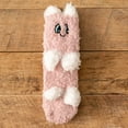 thumbnail image 2 of Xfvqtps Women Coral Fleece Socks Cute Lovely Fuzzy Non Slip Indoor Sleeping Thick Warm Winter Plush Socks as Christmas Gift Pink-01, 2 of 2