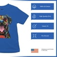 thumbnail image 4 of Tee Hunt My Favorite Breed is The One in Need Youth T-Shirt Dean Russo Dog Kids, Blue, Small, 4 of 5