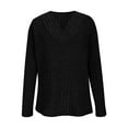 thumbnail image 5 of hotojiny Sweaters for Women Fall Fashion Long Sleeve Knit Tops V Neck Work Office Pullover Casual Loose Sweatshirt S-XXl, 5 of 7