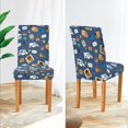 thumbnail image 3 of Yayeee 2 Pack Dining Chair Covers Stretch Parson Chairs Slipcovers Seat Protector, Cartoon Mail Truck Pattern, 3 of 6