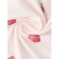 thumbnail image 5 of INSPIRE CHIC Women's Lounge Set Strawberry Print Ruffle Frill Cute Pattern Button Down Short Sleeve Pajama Shorts Sets S Light Pink, 5 of 6