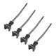 thumbnail image 1 of 4 Piezas Coche Combustible Inyector Conector Flexible Alambre Cable para EV1 para OBD1, 1 of 1