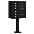 thumbnail image 6 of Cluster Box Unit (Includes Pedestal and Master Commercial Locks) - 12 A Size Doors - Type II - Green - Private Access, 6 of 6