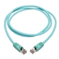 thumbnail image 2 of Tripp Lite Cat6a 10g-Certified Snagless Shielded Stp Network Patch Cable (Rj45 M/m), Poe, Aqua, 5 Ft. - Patch Cable - Rj-45 (m) to Rj-45 (m) - 5 Ft - Stp - Cat 6a - Snagless, Stranded - Aqua, 2 of 4
