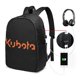 thumbnail image 1 of Mochila de viaje Kubota para portátil, mochila de negocios, delgada, duradera y con puerto de carga USB, ideal para la universidad y la escuela, para hombres y mujeres., 1 of 5
