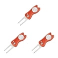 thumbnail image 4 of relayinert Terrain de Golf Réparation Balle Marqueur Rainure Efficace et Durable Rouge 12x3x1.5cm 3Set, 4 of 6