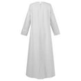 thumbnail image 6 of Prolriy Long Sleeve Dress for Women Muslim Abaya Dress Prayer Dress Full Length Kaftan with Hijab Dubai Maxi Dress Womens Dresses White XXXL, 6 of 6