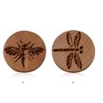 thumbnail image 2 of Cookie en relieve molde de vacaciones panqueques de madera cupcakes sello adultos a los niños presionando plantilla de molde restaurante restaurante Elenxs HA011868-02, 2 of 7