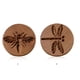 thumbnail image 2 of Cookie en relieve molde de vacaciones panqueques de madera cupcakes sello adultos a los niños presionando plantilla de molde restaurante restaurante DIYOO HA011868-02, 2 of 7
