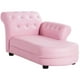 Gymax Enfants Canapé Relax Canapé Chaise Longue Accoudoir Chaise Chambre Salon Rose – image 5 sur 9