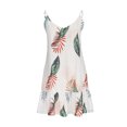 thumbnail image 3 of Puntoco Vestidos Mujer Verano Estampado Sexy Moda Talle Alto Vestido con Cuello En V, 3 of 5