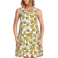 thumbnail image 1 of Fotbe Beer Vestido de Verano sin Mangas para Mujer – Vestido Midi Línea A, Estilo Camiseta Floral, Vestido Playero Casual y Fluido, 1 of 7