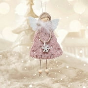 Christmas Ornament Doll,Christmas Hanging Angel Doll Pendant, Christmas Tree Ornament Doll Christmas Ornaments for Kids 3 Pcs