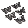 thumbnail image 1 of 5 uds mariposa coser en apliques insignia vestido busto brilnte Negro Zulema parches de encaje, 1 of 6