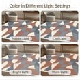 thumbnail image 7 of ODIKA 2'x3' Ultra-Soft Accent Mat, Front Door Minimalist Contemporary Muted Tonal Segments Bedside None Washable, Bare feet friendly, Easy Care Indoor rug for Bedside, Footrest, 7 of 7