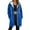Blue, variant on Fleece Jackets for Women Zip Up Long Sherpa Lined Hooded Coats Tunic Casual Fall Winter Warm Fashion Clothes with Pocket (L, Blue)