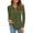 CMN60-Army Green, variant on Lumtrix Womens Long Sleeve Polo Shirts Business Work Casual V Neck Collared Tops Button Down Loose Fit Tees Casual Shirts Army Green 3XL