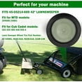 thumbnail image 2 of 44985 Lawn Sweeper Wheel & Tire Complete Assembly Set Compatible with MTD 19468S AF-44985 4636-018 (2 Pack) -  and Stable Lawn Mower Replacement Parts, 2 of 6