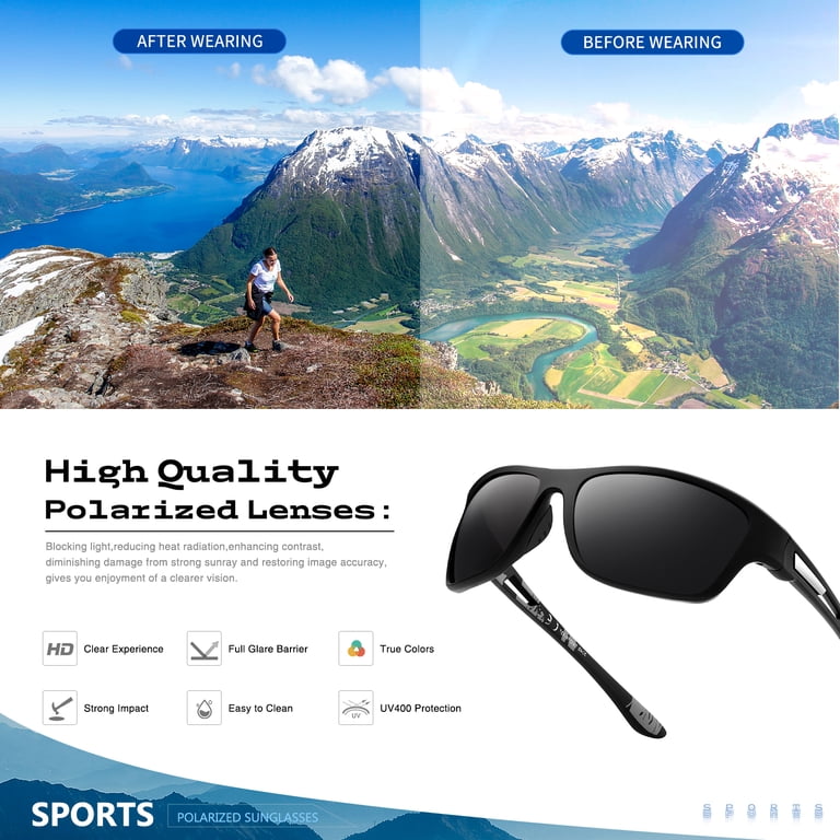 AOMASTE Polarized Sport Wrap Sunglasses photo 5