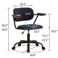 Home Office Desk Chairs with Wheels, Ergonomic Office Chair Height