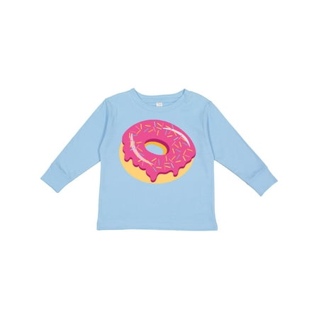 

Inktastic Pink Donut with Sprinkles Gift Toddler Boy or Toddler Girl Long Sleeve T-Shirt