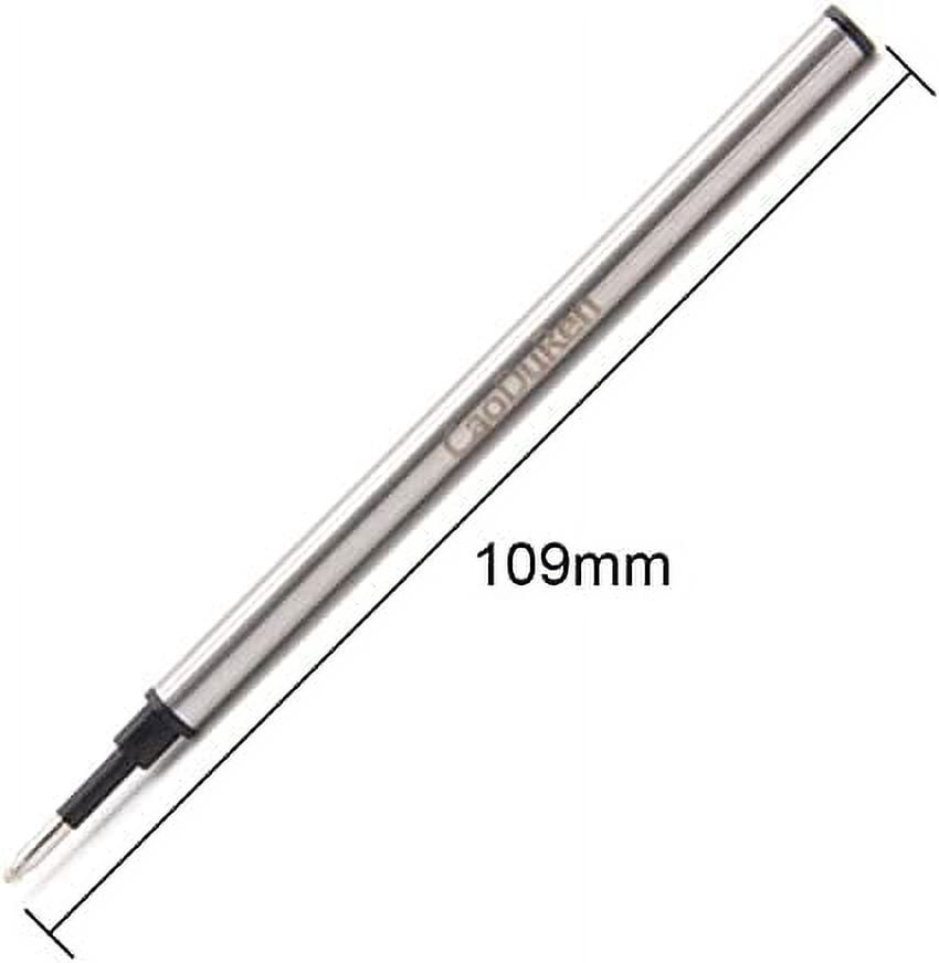 L 109mm 0.7 mm Tip Rollerball Pen Refills Ballpen for Waterman S0112670 German Ink 54090 540951
