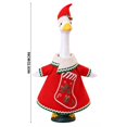 thumbnail image 4 of Qwtwty Christmas Porch Goose Clothes 23" Funny Porch Goose Costume for Yard Outdoor Patio Statue Christmas Holiday Decor, 4 of 9