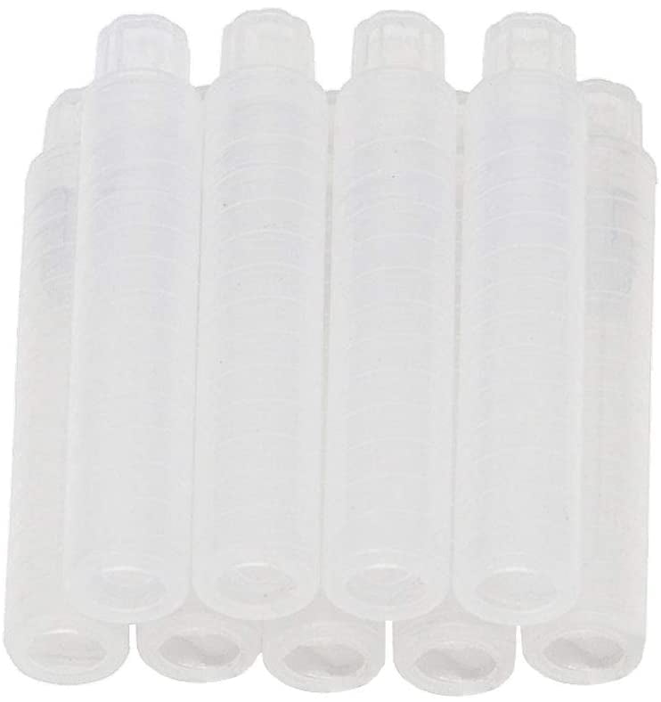 10 Pieces Plastic Transparent Adjustable Chalk Clip Holder Can Push Chalk Out by Press Chalk Holder Blackboard for Teachers Students Office or Classroom