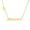 Gold, variant on Custom Name Necklace Personalized Name Necklace with Clover for Women Gold /Silver /Rose Gold