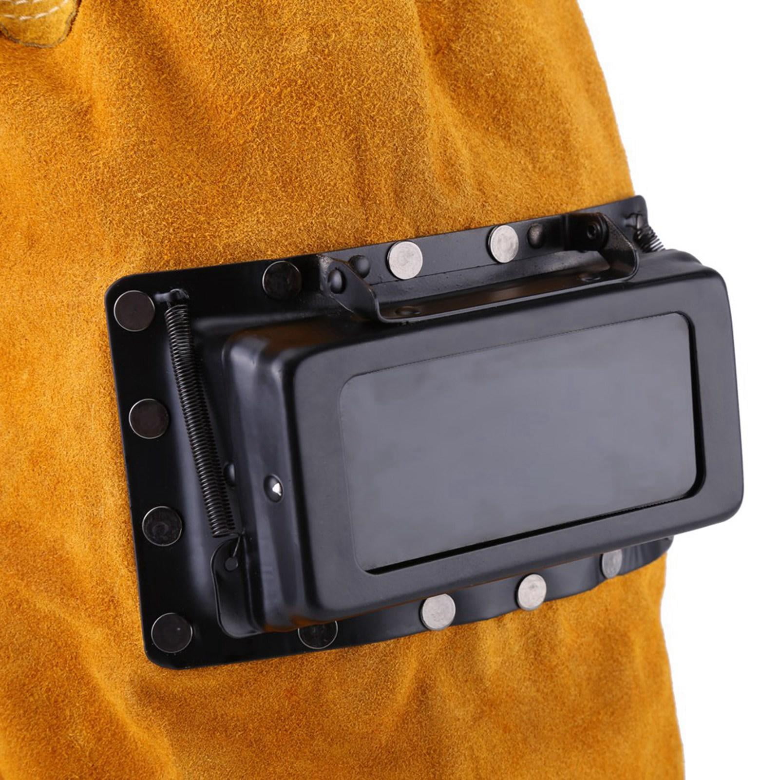 Yajisi Auto‑Darkening Welding Helmet with Full‑Face Protection, Heat‑Resistant Comfort, Quick‑Fit Hook‑Loop