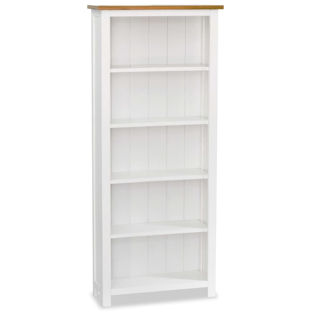 Kepooman 5-tier Modern Display Unit for Bedroom Living Room, White Kepooman 5-tier Modern Display Unit for Bedroom Living Room, White