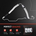 thumbnail image 3 of A-Premium Power Steering Pressure Hose Line Assembly Compatible with Hyundai Azera 2006 2007 2008 2009 2010 2011, V6 3.3L 3.8L Petrol, Pump to Gear/Rack Pinion, 3 of 5