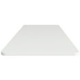 thumbnail image 3 of Universal Table Top MDF Desk Top Replacement for Home and Office Desk Frames, 47 x 27 Inch - White, 3 of 5