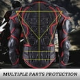 thumbnail image 4 of Armure de Motocross, Armure Intégrale de Motocross, Protection de la Colonne Vertébrale et de la Poitrine, Respirante et Ajustable, Convient aux Motocross de Rue, 4 of 5