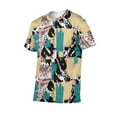 thumbnail image 4 of OUSIMEN Men's short-sleeved printed T-shirt, 4 of 7