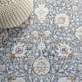 thumbnail image 6 of SAFAVIEH Moondust Daragh Floral Polyester Runner Rug, Ivory/Grey, 2' x 9', 6 of 8
